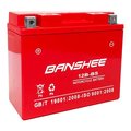 Banshee Banshee 12B-BS-Banshee-004 12V 10Ah GT12B-4 Replacement Motorcycle Battery for 04-10 Kawasaki ZX1000-C; Ninja ZX-10R 12B-BS-Banshee-004